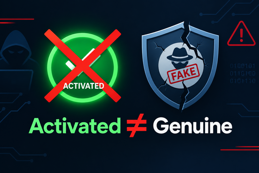 If the software is usable and active, does that mean it's genuine? Don't be fooled by the "Activated" status.