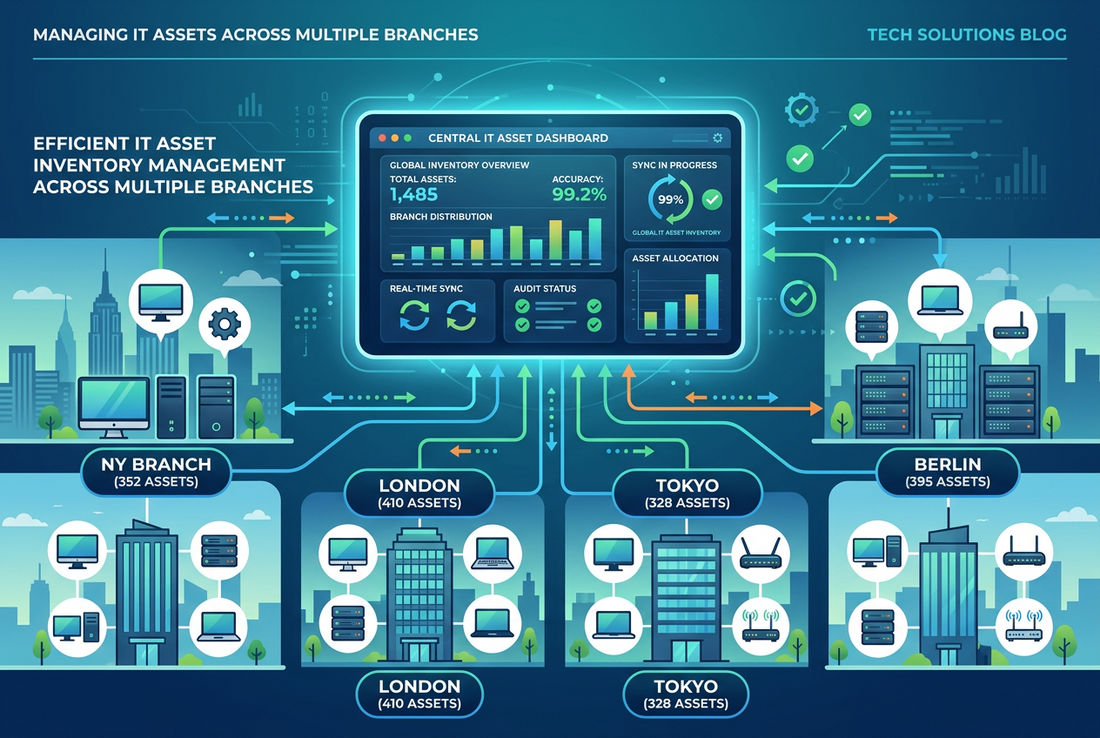 How to Manage IT Asset Inventory Across Multiple Branches to Keep Data Accurate