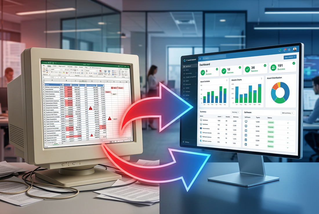 Is Your Company Still Using Excel for IT Asset Inventory? Here Are the Risks and Solutions