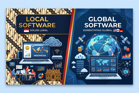 Local Software vs. Global Software: Which is More Suitable for Indonesian Companies?