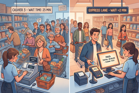 Long cashier lines when your store is busy? Consider evaluating your POS system.