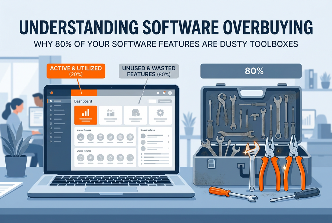 Lots of Software Features but Only 20% Used? Your Company May Be Experiencing Overbuying