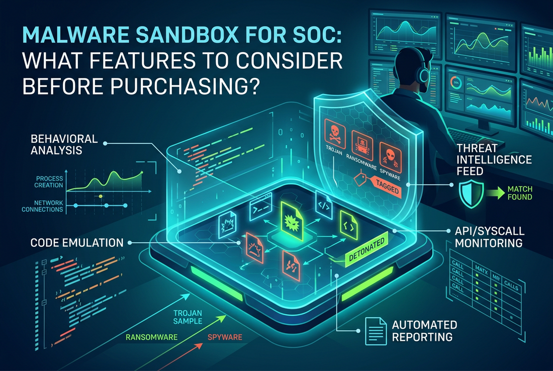 Malware Sandbox for SOC: What Features to Consider Before Purchasing?