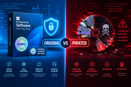 Original vs. Pirated Software: What's the Difference, Besides Price?