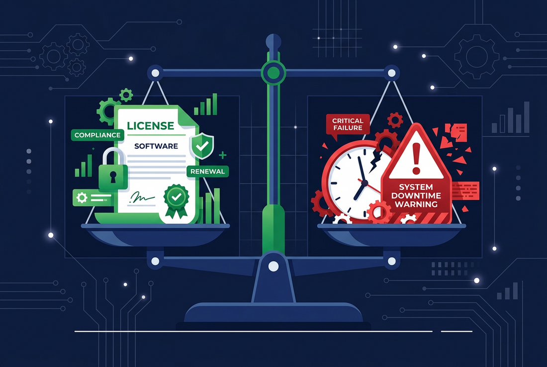 Pay for a License or Bear the Downtime? How to View Software Costs from a Business Perspective