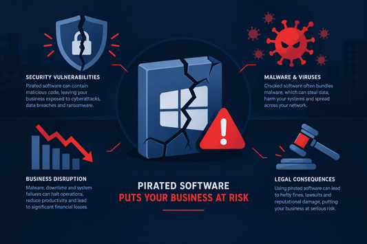 Pirated Software Isn't Just a Legal Issue; It's a Risk That Can Disrupt Your Business
