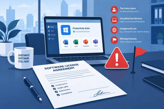 How Can Companies Violate the License Even if the Software is Original?