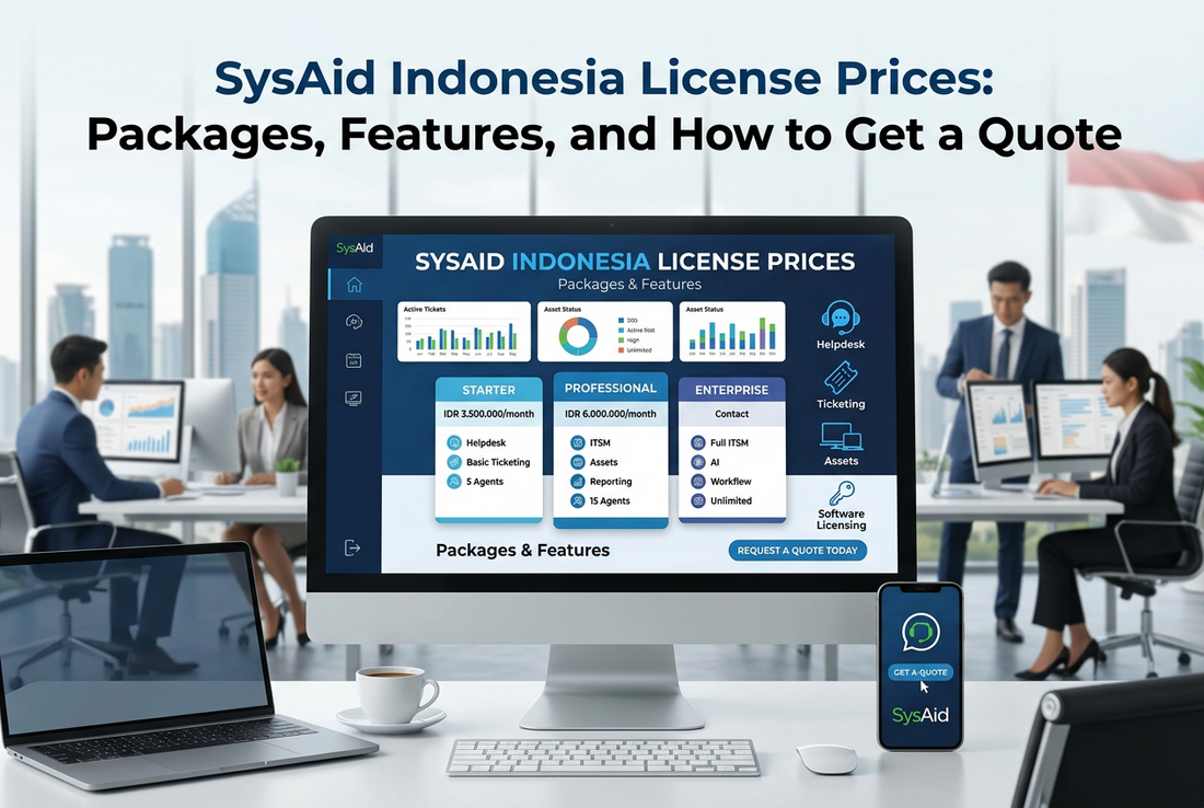 SysAid Indonesia License Prices: Packages, Features, and How to Get a Quote