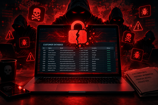 The Customer Database is on a Salesperson's Laptop. What Are the Risks of Installing Cracked Software?
